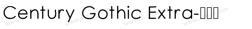 Century Gothic Extra字体转换